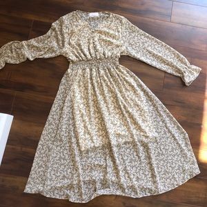 OAK AND FORT floral dress